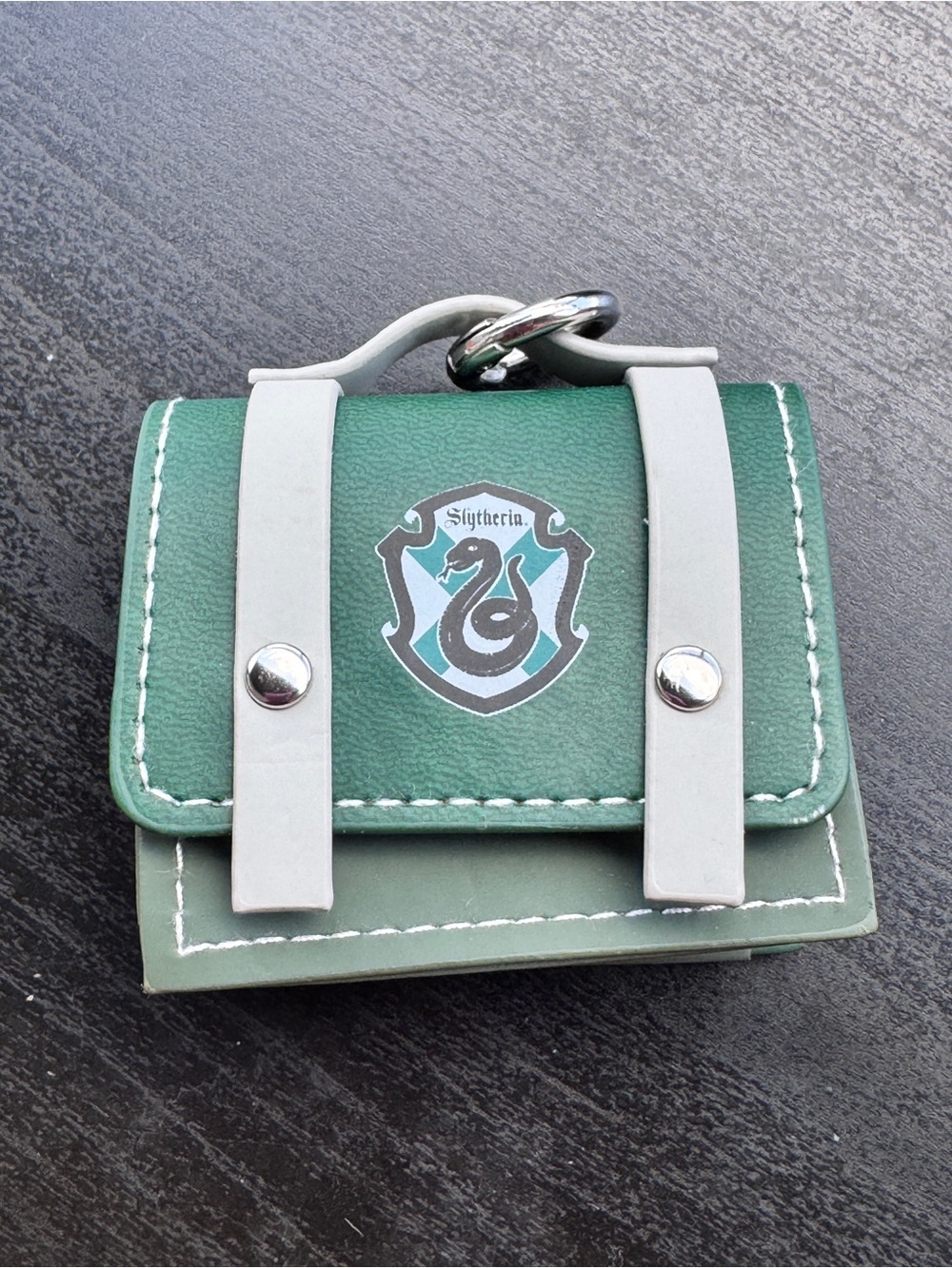 Slytherin Green Mini Bag Charm for AirPods from Miniso